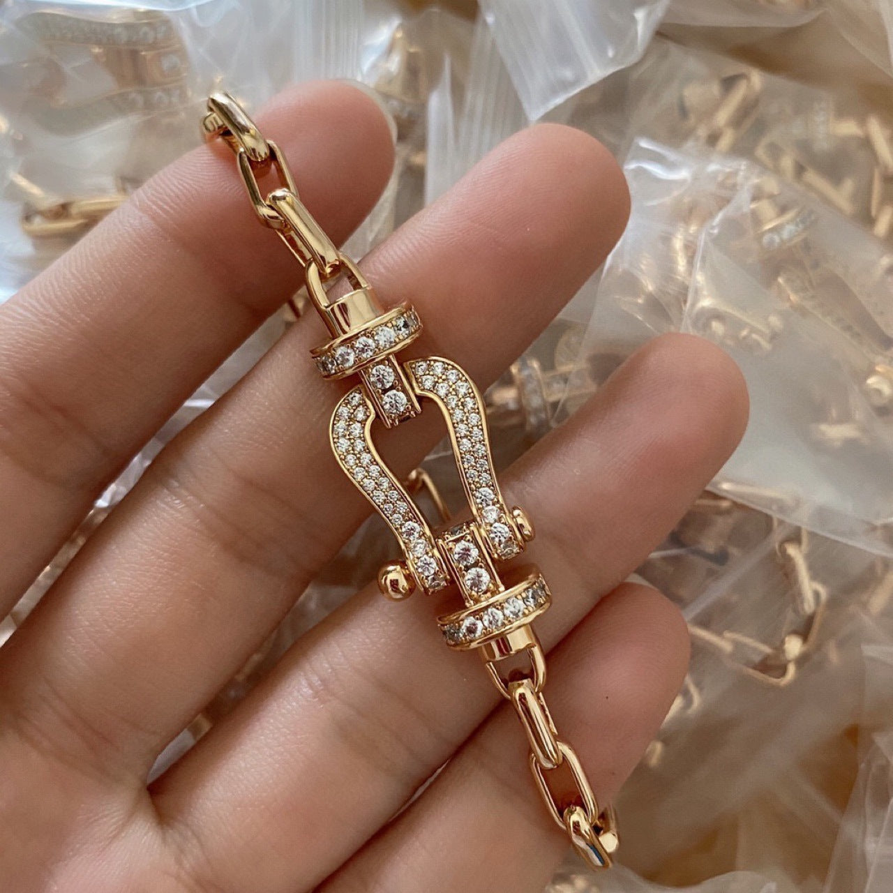 European Large Diamond Bracelet