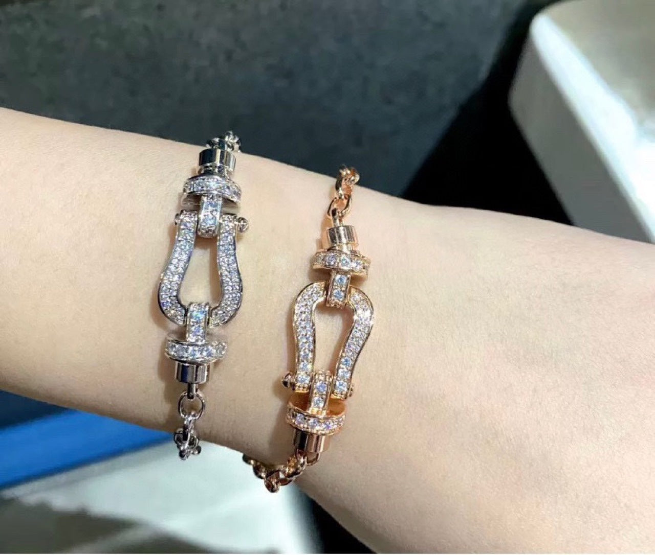 European Large Diamond Bracelet