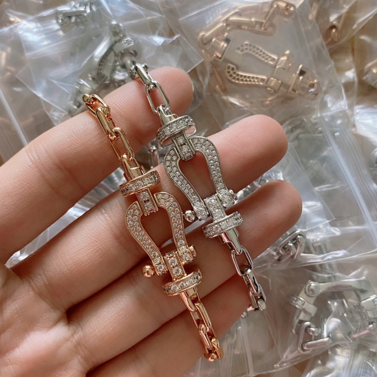 European Large Diamond Bracelet