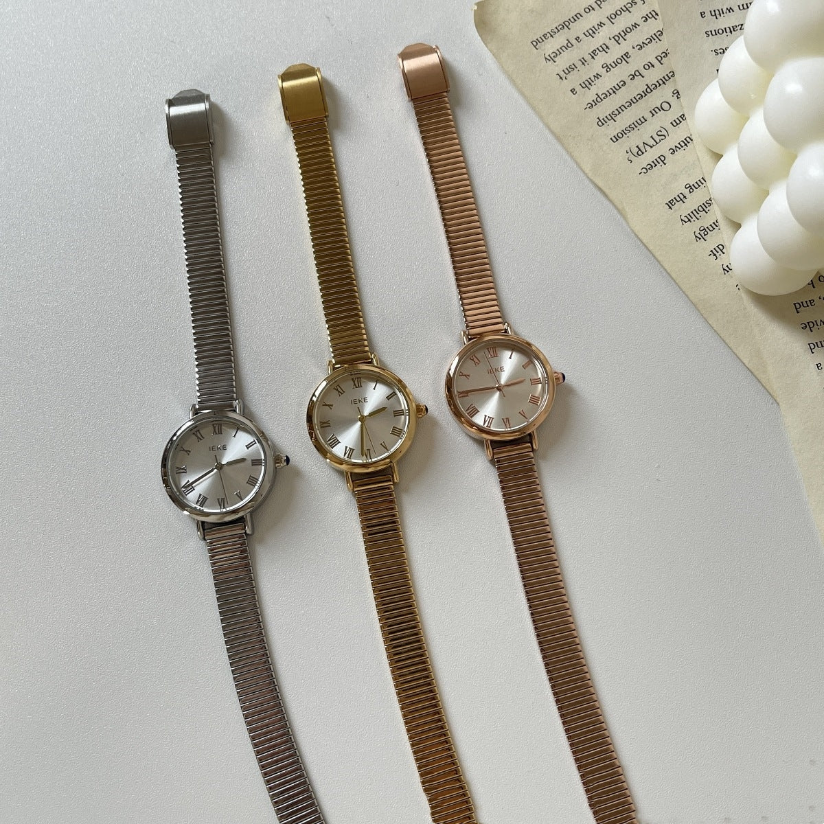 Elegant Steel Women's Watch